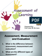 Analysis of Learning