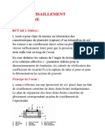 Essai de Cisaillement Rectiligne Ou A La Boite de Casagrande