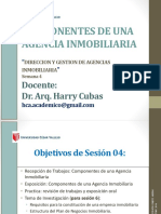 SESION 4 I COMPONENTES DE UNA AGENCIA INMOBILIARIA Hca PDF