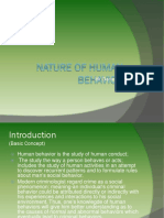 (Denief) Nature of Human Behavior