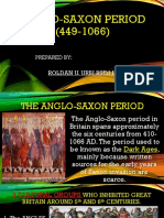 EL 64 Report Anglo-Saxon Era