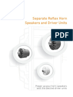 2133 Separate Horn Speakers & Driver Units Brochure Brochure PDF