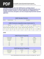 Q460 Datasheet