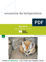 Influencia Da Temperatura