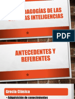 Las Pedagogías de Las Diversas Inteligencias