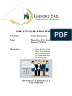 Informe Final Diagnóstico de La Función de Recursos Humanos EMSULA