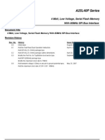 A25L40P Series: 4 Mbit, Low Voltage, Serial Flash Memory Preliminary With 85Mhz Spi Bus Interface