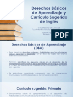 Derechos Básicos de Aprendizaje y Currículo Sugerido Inglés Primaria