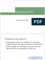 Excel 2007 Intermediate