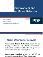 Consumer Markets and Consumer Buyer Behavior PDF