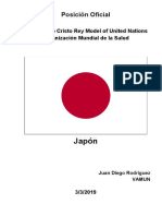 Posición Oficial Japón