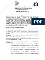 Acta de Conciliacion Obligacion de Dar Suma de Dinero