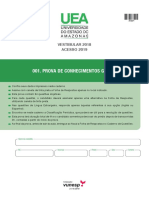 UEA-Macro 2018 - Conhecimentos Gerais - Prova PDF