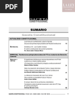 Sumario de Gaceta Constitucional & Procesal Constitucional 145