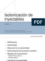 Tema 11. - Isotonizacion de Inyectables