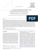 HPLC Determination of Catechins in Tea Leaves and Tea