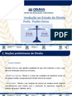 Slide Narrado - Direito Público e Privado - Unidade I