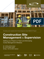 Construction Site Management Supervision