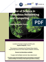 Master of Science in Ubiquitous Networking and Computing