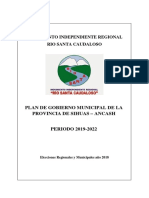 Plan de Gobierno de Betto Barrionuevo Romero