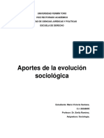 Aportes Sociológicos