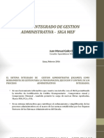 1 Sistema Integrado de Gestion Administrativa - Siga Mef01