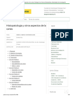 Histopatologia y Otros Aspectos de La Caries - Patologia Oral, General, Bioestadística, Metodología de La Investigación