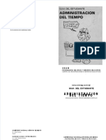 Administración Del Tiempo - Guía Del Estudiante - Unam - Sep