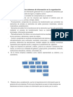 Diferenciación de Los Sistemas de Información en La Organización