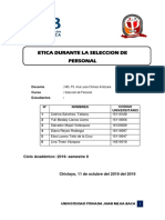 ETICA EN EL PROCESO DE SELECCIONdocx