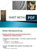 Sheet Metal Working