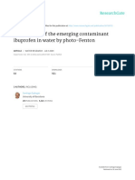 Degradation of The Emerging Contaminant Ibuprofen in Water by Photo Fenton