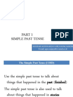 Part 1 - Simple Past Tense