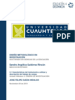 3.1 Esquema Sobre El Diseño de Investigación - GUTIÉRREZ - SANDRA