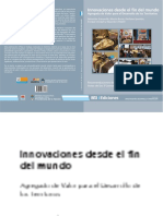 Inta - Innovaciones Desde El Fin Del Mundo. Agregado de Valor para El Desarrollo de Los Territorios