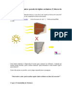 Comparativo Térmico - Parede de Tijolos Cerâmicos X Blocos de Concreto