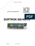 Led Surtron 300 Usuario