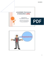 Academic Ref Standards