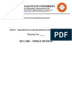 Mccabe-Thiele Method