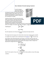 Wilberforce Ref Shear Spring Constant