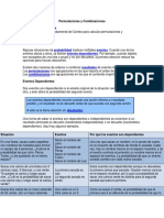 Permutaciones y Combinaciones Estadística