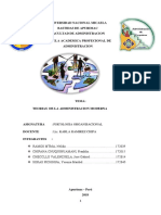 Teorías de La Administración Moderna