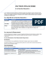 La Fonction Financiere