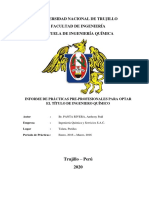 Informe de Praticas Pre Profesionales Paúl Panta PDF