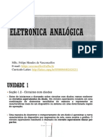 Aula 2 Eletrônica Analógica - Circuitos Com Diodos