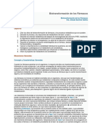 Biotransformación de Los Fármacos