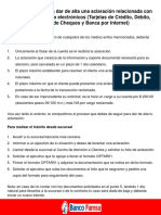 Procedimientos para Alta de Aclaracion y Consulta Del Folio - May18