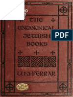 The Uncanonical Jewish Books A Short Introduction To The Apocrypha and Other Jewish Writings 200 B.C.-100 A.D. (FERRAR, 1918, SPCK)