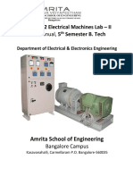 Electrical Machines II LAB MANUAL