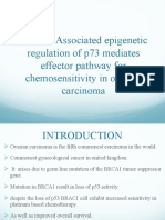 BRCA1 Associated Epigenetic Regulation of p73 Mediates Effector Pathway For Chemosensitivity in Ovarian Carcinoma